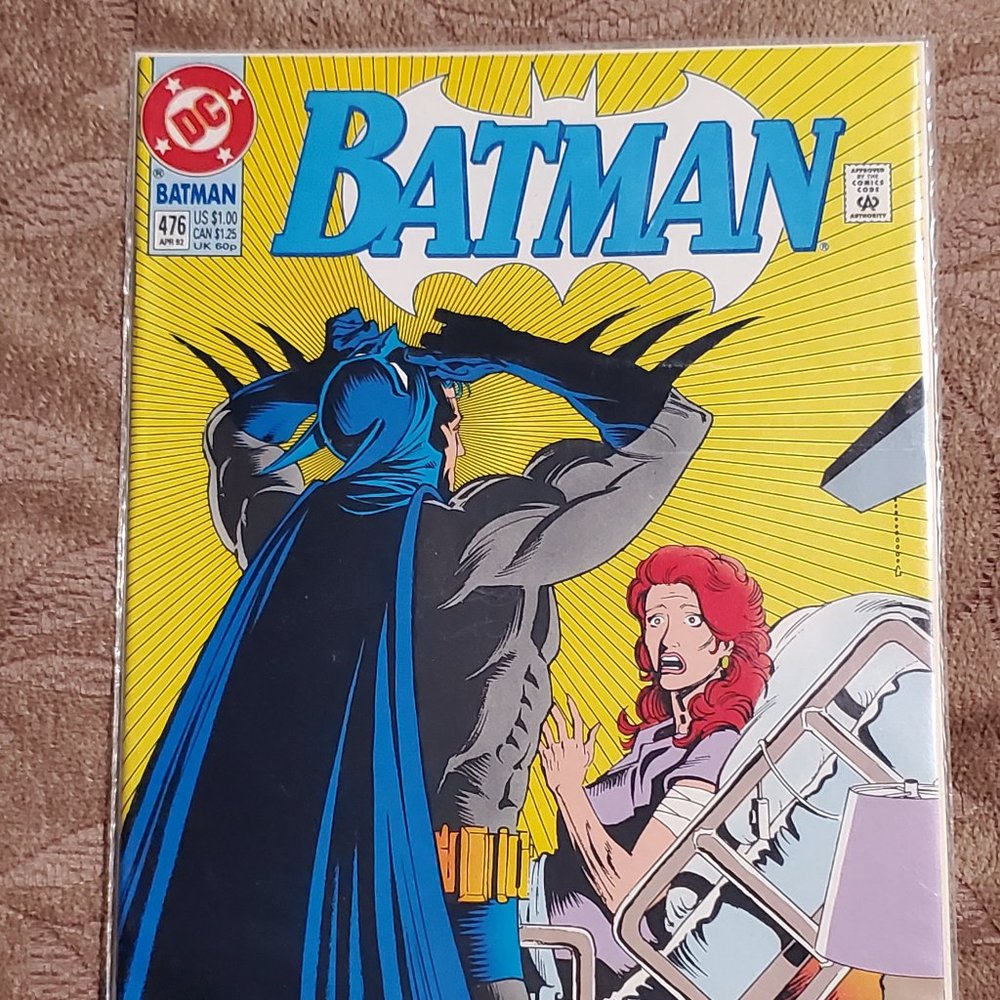 BATMAN COMIC BOOK DC COMICS APRIL 1992 #476